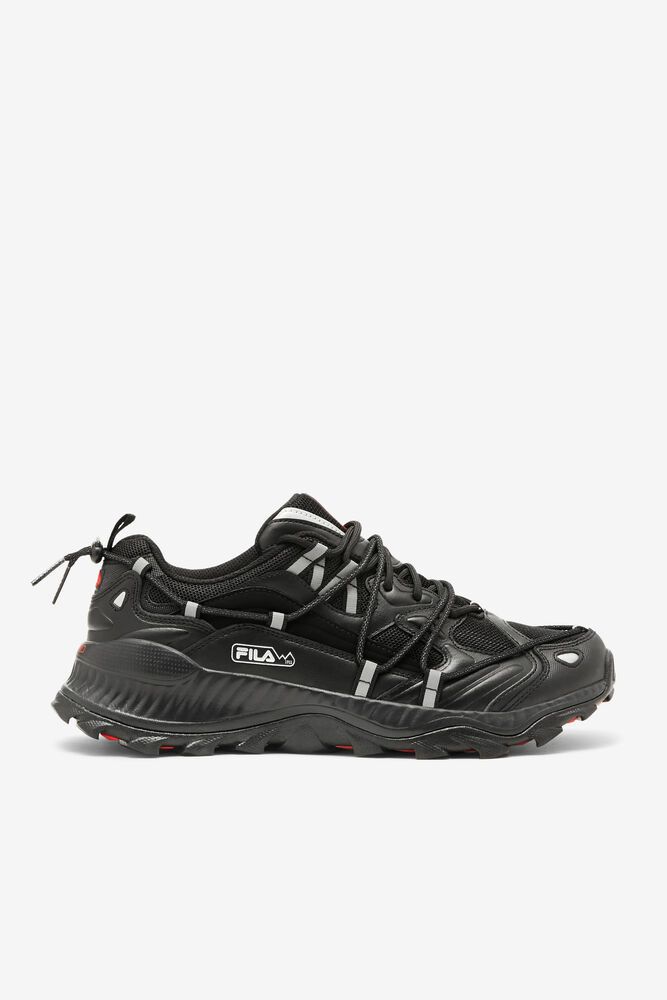 Fila Trainers Mens Black Expeditioner - Ireland 43628-QWBK